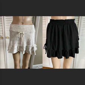 Lot of 2 Skirts 1 American Eagle, 1‎ Rue 21. SZ SM